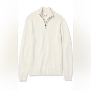 NWT Goodthreads Men's Soft Cotton Quarter-Zip Sweater XXLarge